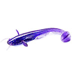 Nstraha Catfish 3" FishUP, Dark Violet/Peacock & Silver